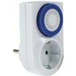 AS Schwabe 24030 Steckdosen-Zeitschaltuhr analog Tagesprogramm 3500 W IP20 (24030)