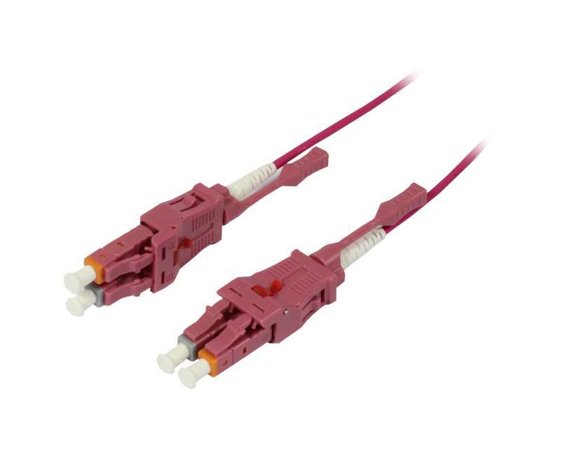 Synergy 21 S215558 LWL-2-Faser-Patchkabel LC-LC OM4 15 m 50/125 µm Violett