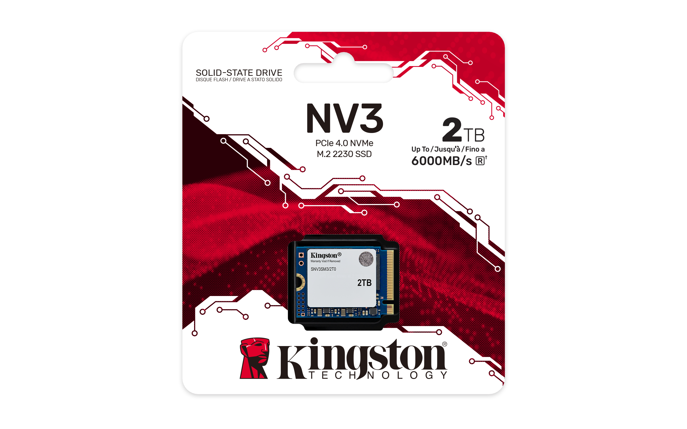 Kingston NV3 SSD 2 TB M.2 2230 PCIe 4.0 x4 NVMe