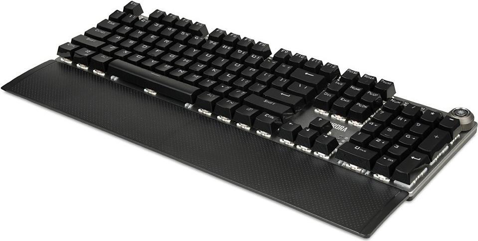 iBox AURORA K-4 Tastatur USB QWERTY Schwarz - Silber (IKGMK4)