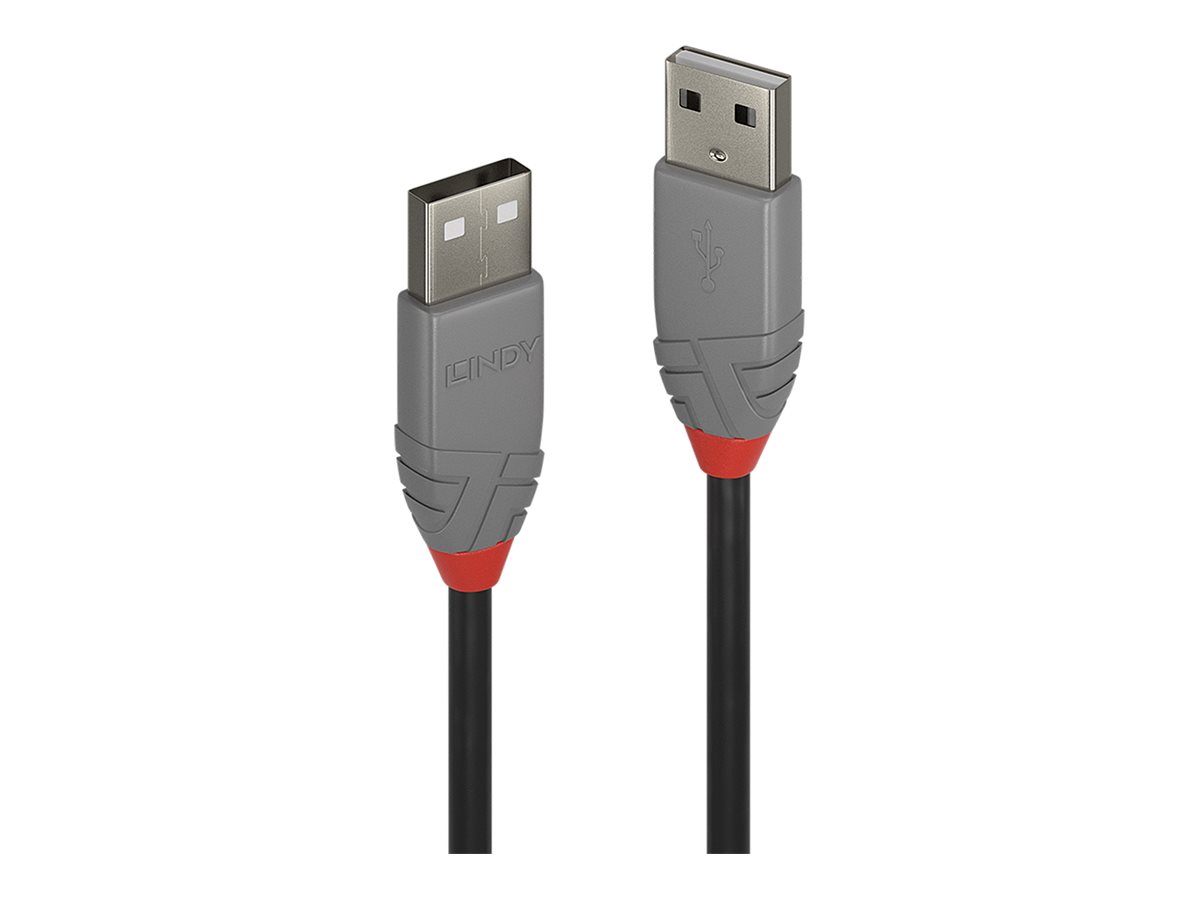 Lindy Anthra Line USB 2.0 Typ A Kabel 0,5 m Schwarz