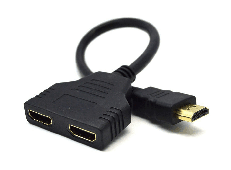 Gembird Cablexpert DSP-2PH4-04 HDMI-Splitter 0,2 m Schwarz