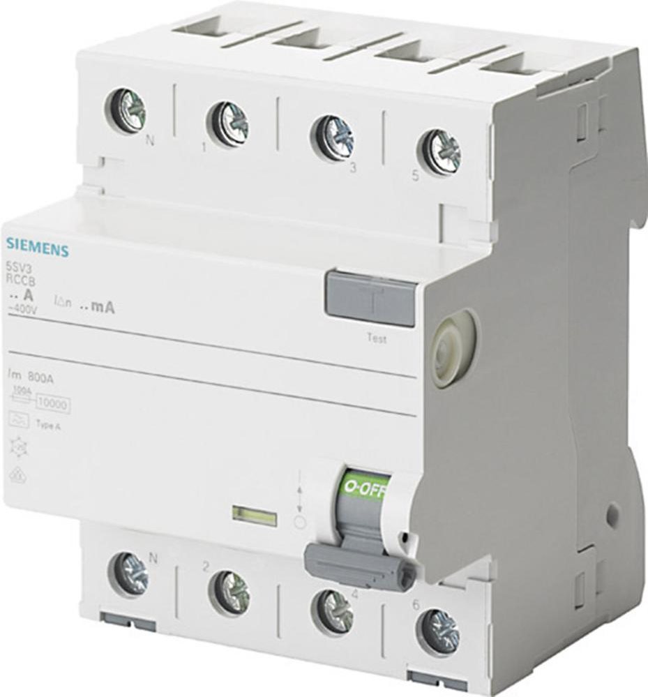 Siemens FI-Schutzschalter 4polig 40 A 400 V 5SV3344-6KL (5SV3344-6KL)