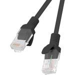 PATCHCORD KAT.5E 2M CZARNY FLUKE PASSED LANBERG 10ER-PACK (PCU5-20CC-0200-BK)