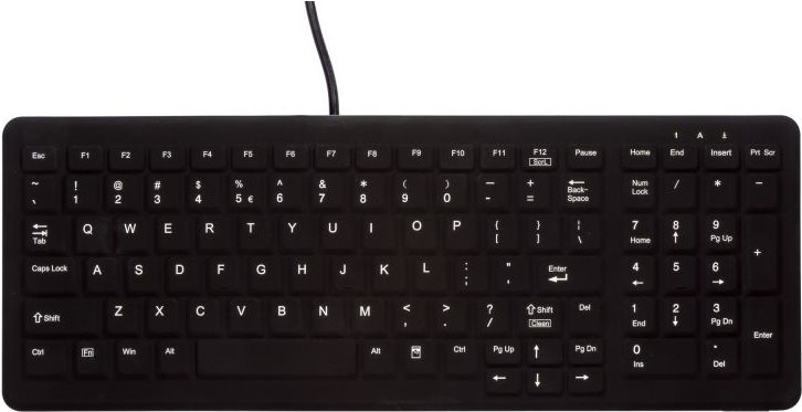 ACTIVEKEY Tast Active Key AK-C7000 Desinfizierbare und beleuchtete Hygiene-Tastatur mit Nummernfeld