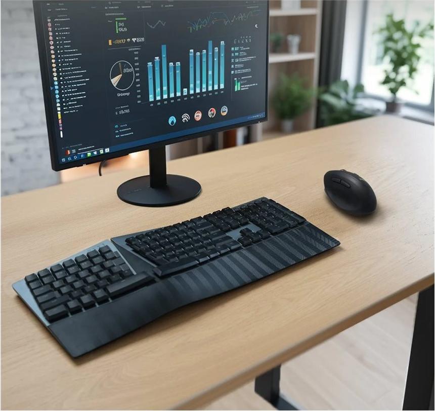 Perixx PERIMICE-719 Ergonomische Vertikal-Maus Kabelgebunden USB Optisch 6 Tasten Größe S Schwarz