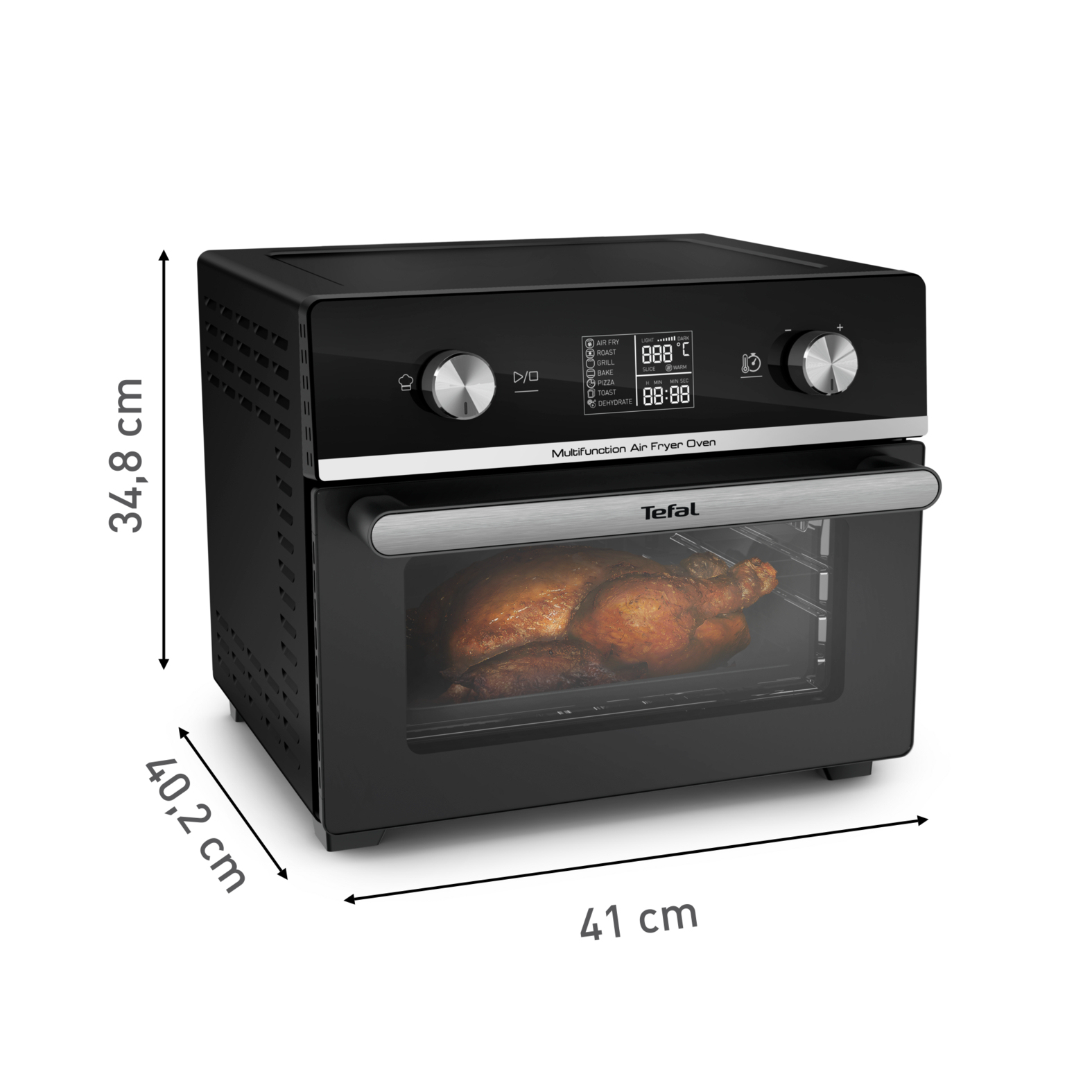 Tefal Easy Fry Air Fryer Oven FW605810 20L Schwarz/Silber