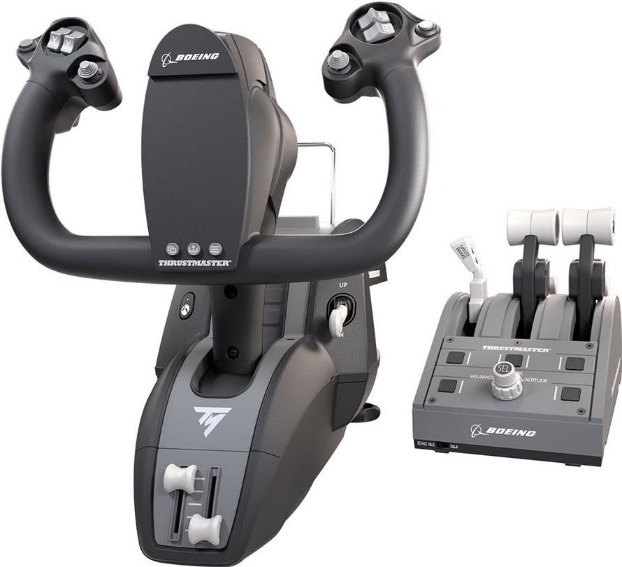 Thrustmaster TCA Yoke Pack Boeing Edition - Yoke und Schubhebel Schwarz, Grau