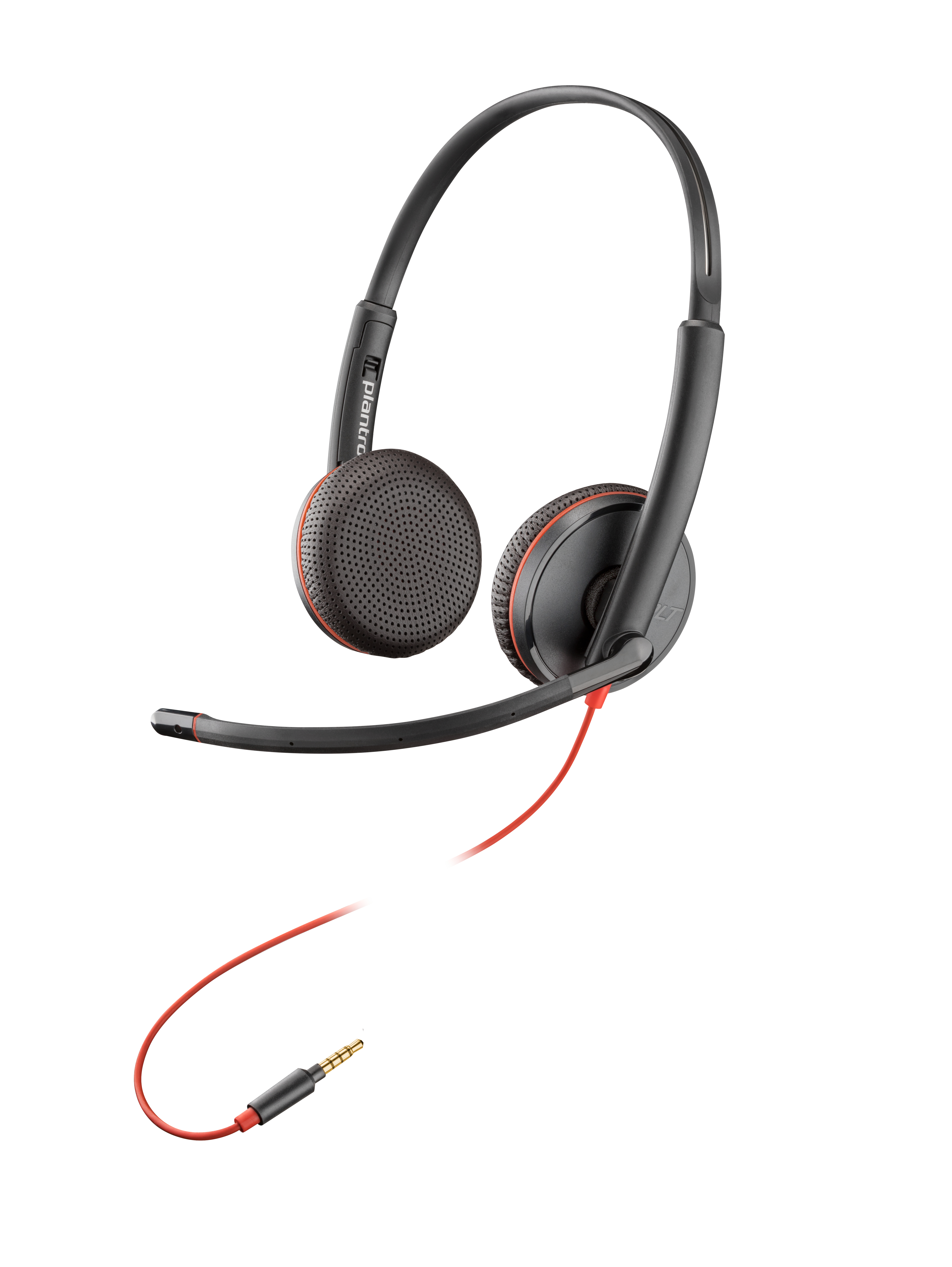 HP Poly Blackwire C3225 Top On-Ear Headset Kabelgebunden 3,5 mm Klinke Stereo Schwarz