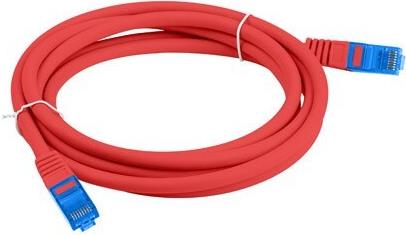 Lanberg PCF6A-10CC-0100-R Netzwerkkabel Rot 1 m Cat6a S/FTP (S-STP) (PCF6A-10CC-0100-R)