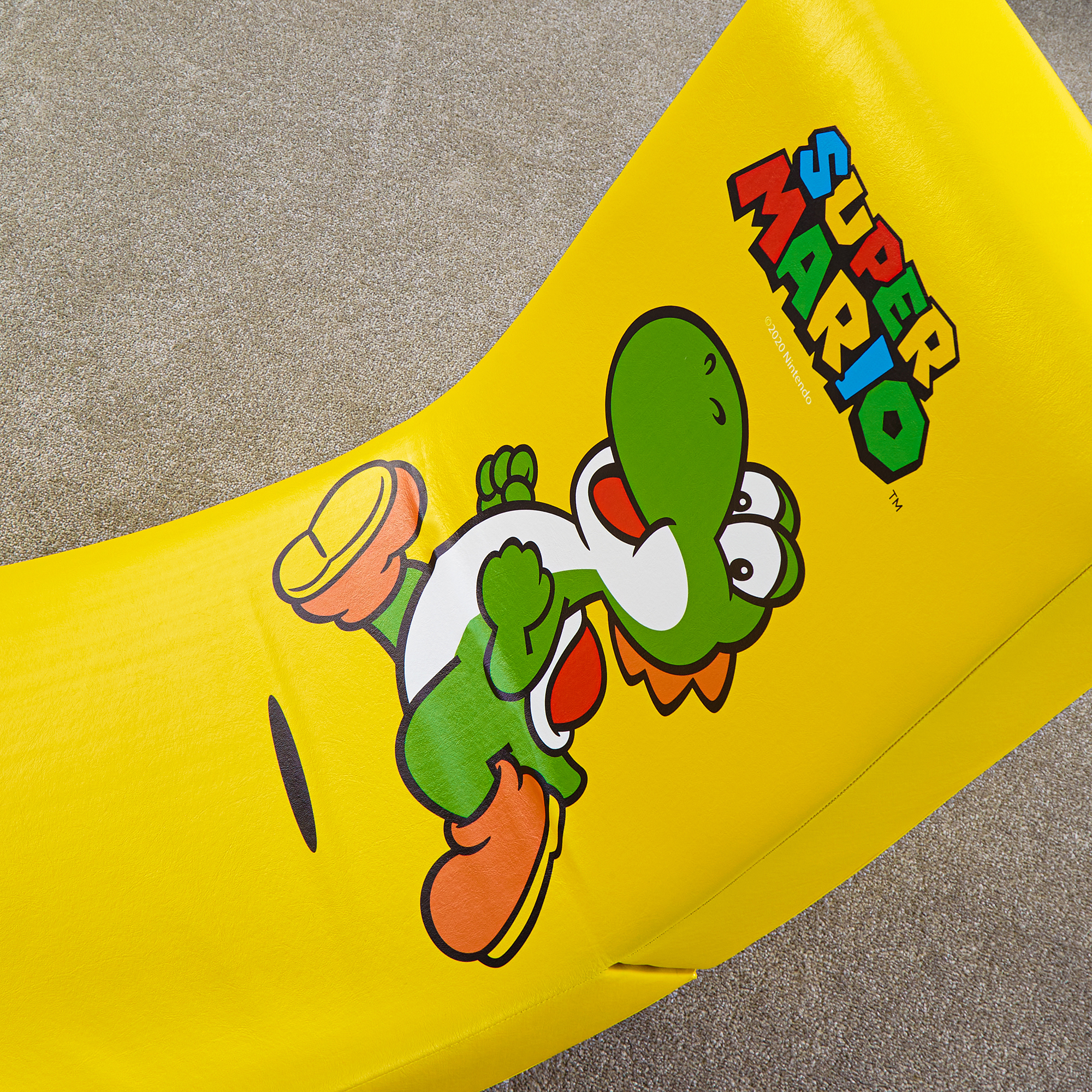 X-Rocker Super Mario Video Rocker - Yoshi Konsolen-Gamingstuhl Grün, Gelb
