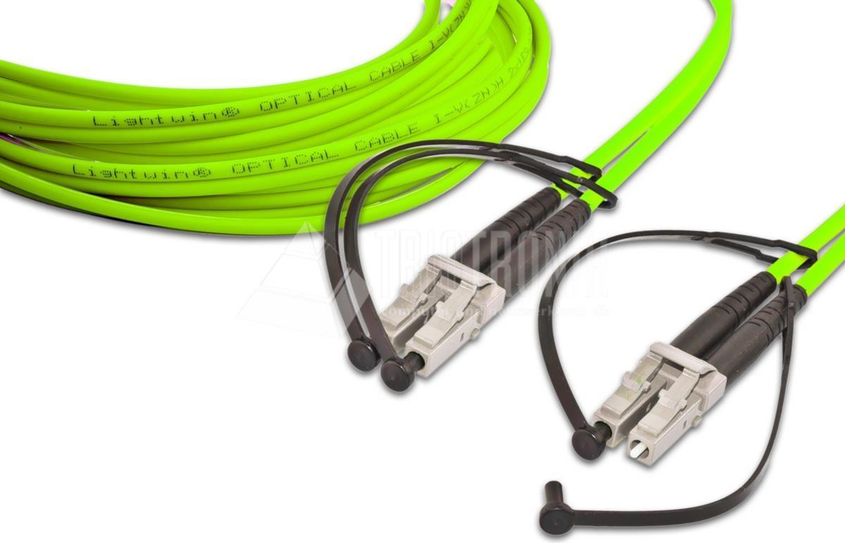 Lightwin LDP-50 LC-LC 0.5 OM5 Glasfaserkabel 0,5 m Gelb (LDP-50 LC-LC 0.5 OM5)