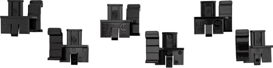 REALWEAR MSA Front Brim Top Mount Clips - Left Eye User 3 Pairs HMT-1 Navigator 500 Series (127147)