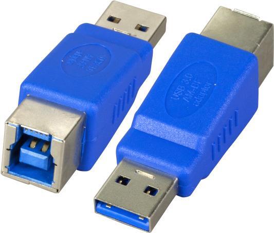 EFB-Elektronik USB3.0-Adapter, Stecker A - Buchse B, blau Hersteller: EFB Elektronik (EB544)