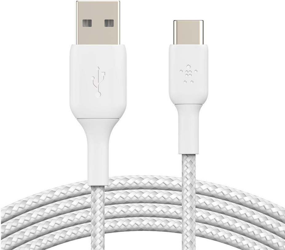 Belkin BOOST CHARGE USB-Kabel USB-C M bis USB M CAB002BT3MWH