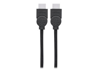 Manhattan HDMI-Kabel mit Ethernet 2 m Schwarz
