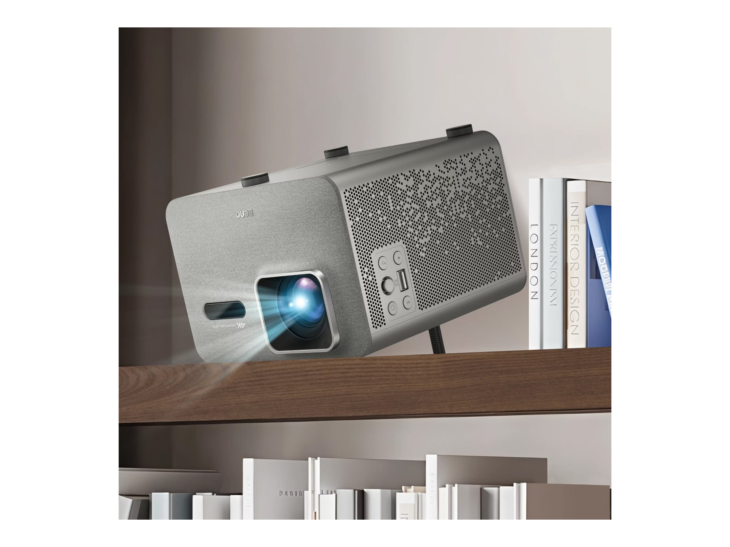 BenQ TK705i 4K DLP-Projektor LED 3000 ANSI-Lumen Grau