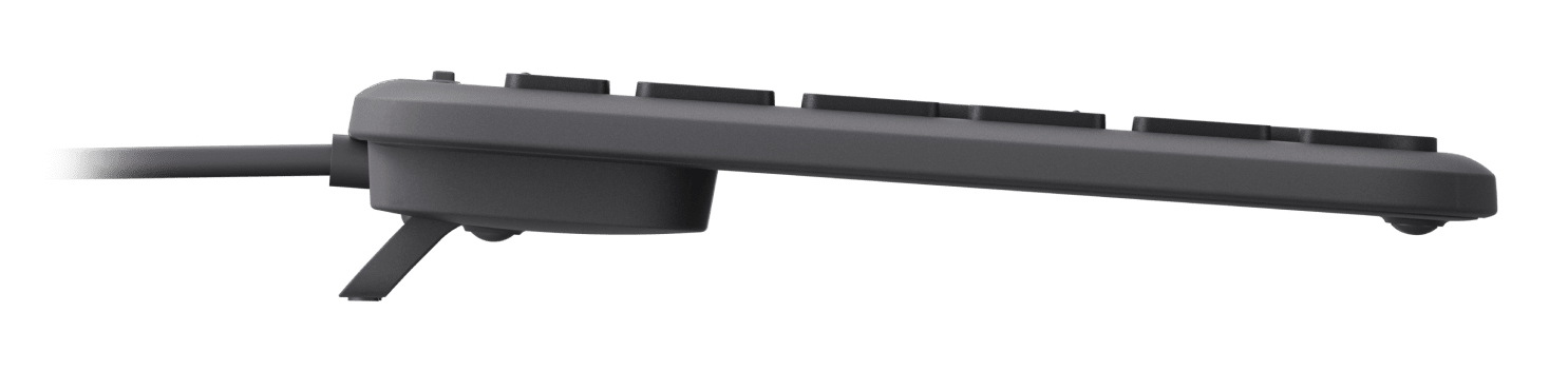 Logitech Signature Slim Wired K620 for Business Tastatur USB-C QWERTY US International Graphite