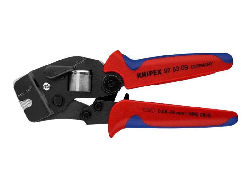 Knipex 97 53 09 Crimpzange für Aderendhülsen 0,08–16 mm²