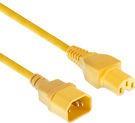 ACT Powercord C14 - C15 yellow 1.2 m (AK5307)