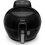 Tefal FZ773815 Eins/Eine(r) Eigenständig 1550 W Heißluftfritteuse Schwarz (FZ773815) (geöffnet)