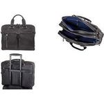 Alassio Aktentasche CAMPO Leder schwarz (47032)