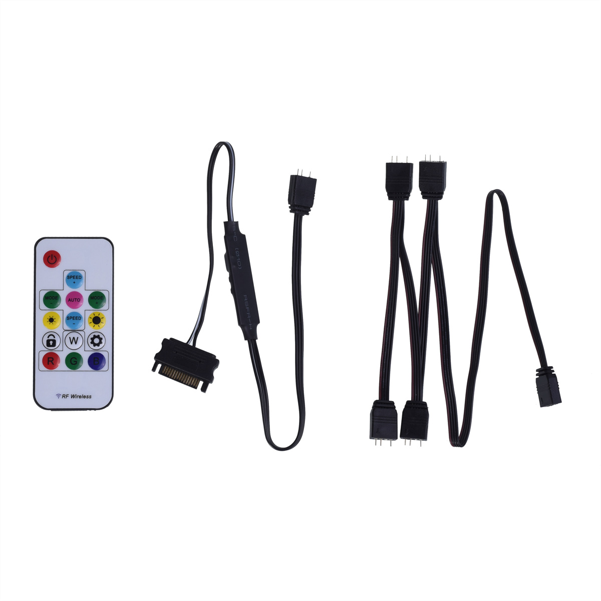 Xilence LQZ.ARGB_SET Beleuchtungskit 3-Pin ARGB (5V) Schwarz, Weiß