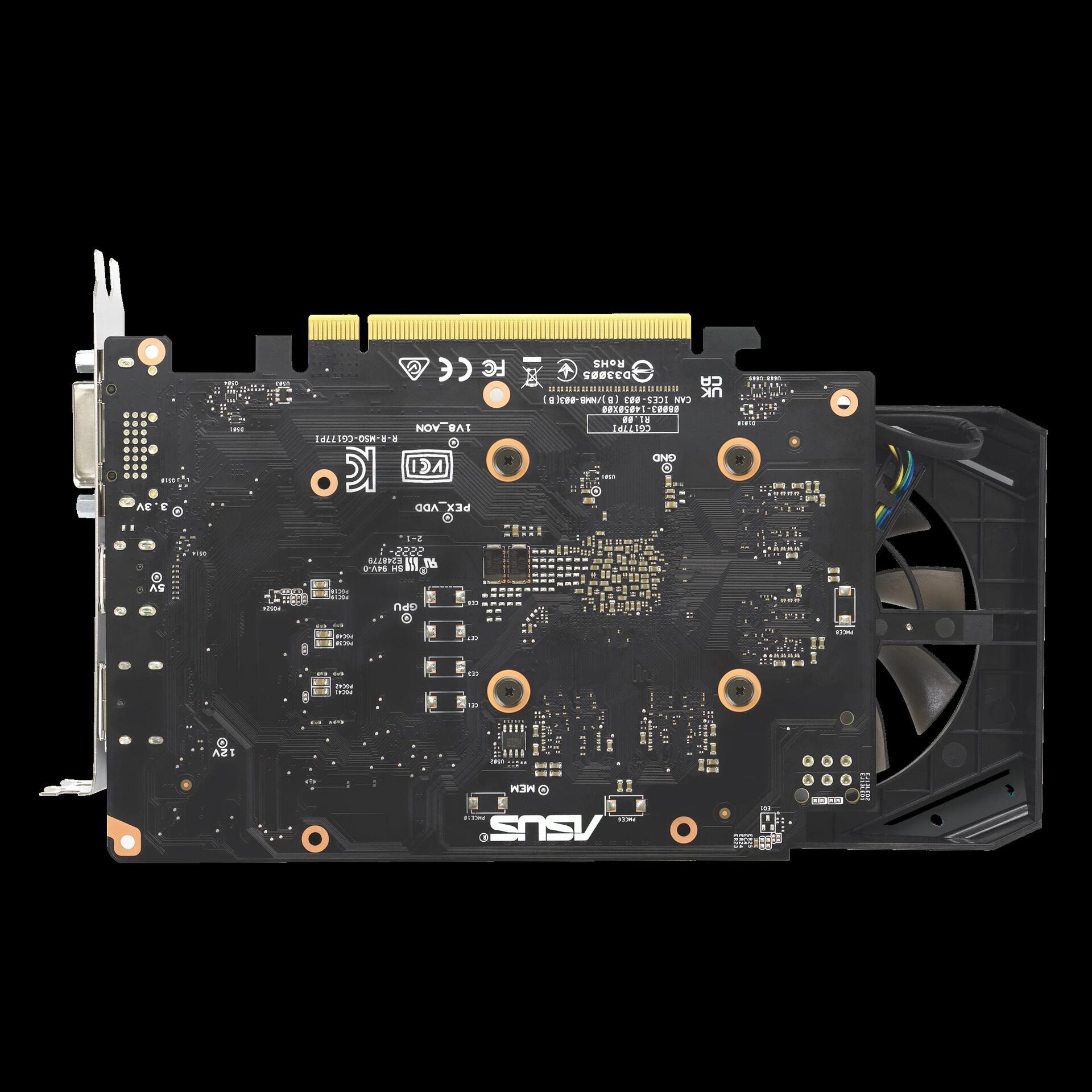 ASUS Dual -GTX1630-O4G NVIDIA GeForce GTX 1630 4 GB GDDR6 (90YV0I54-M0NA00)