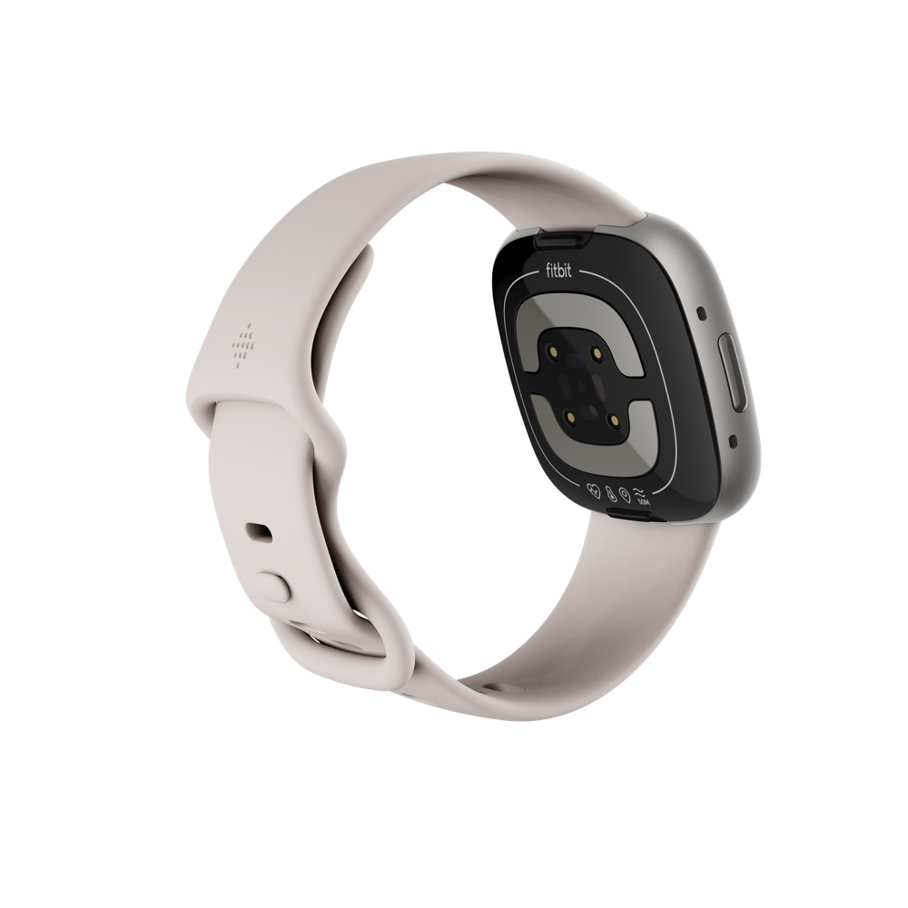 Fitbit Sense 2 Aluminium Smartwatch GPS Bluetooth NFC Lunar White