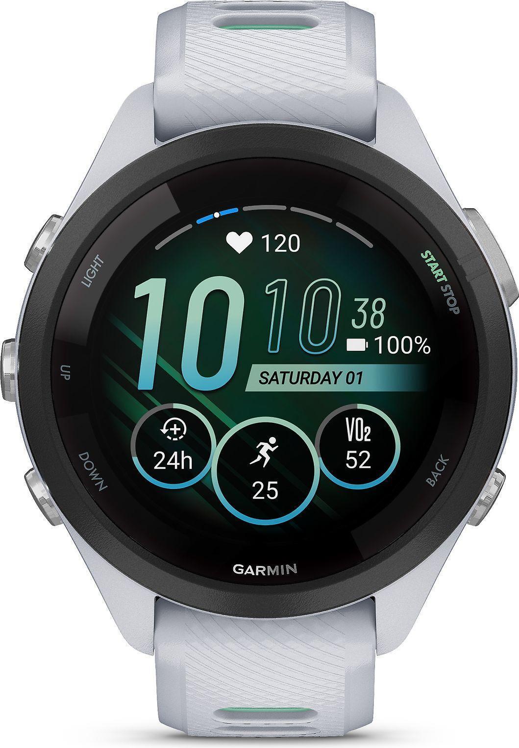 Garmin Forerunner 265S 1,1" AMOLED 42 mm GPS 8 GB Schwarz/Weiß