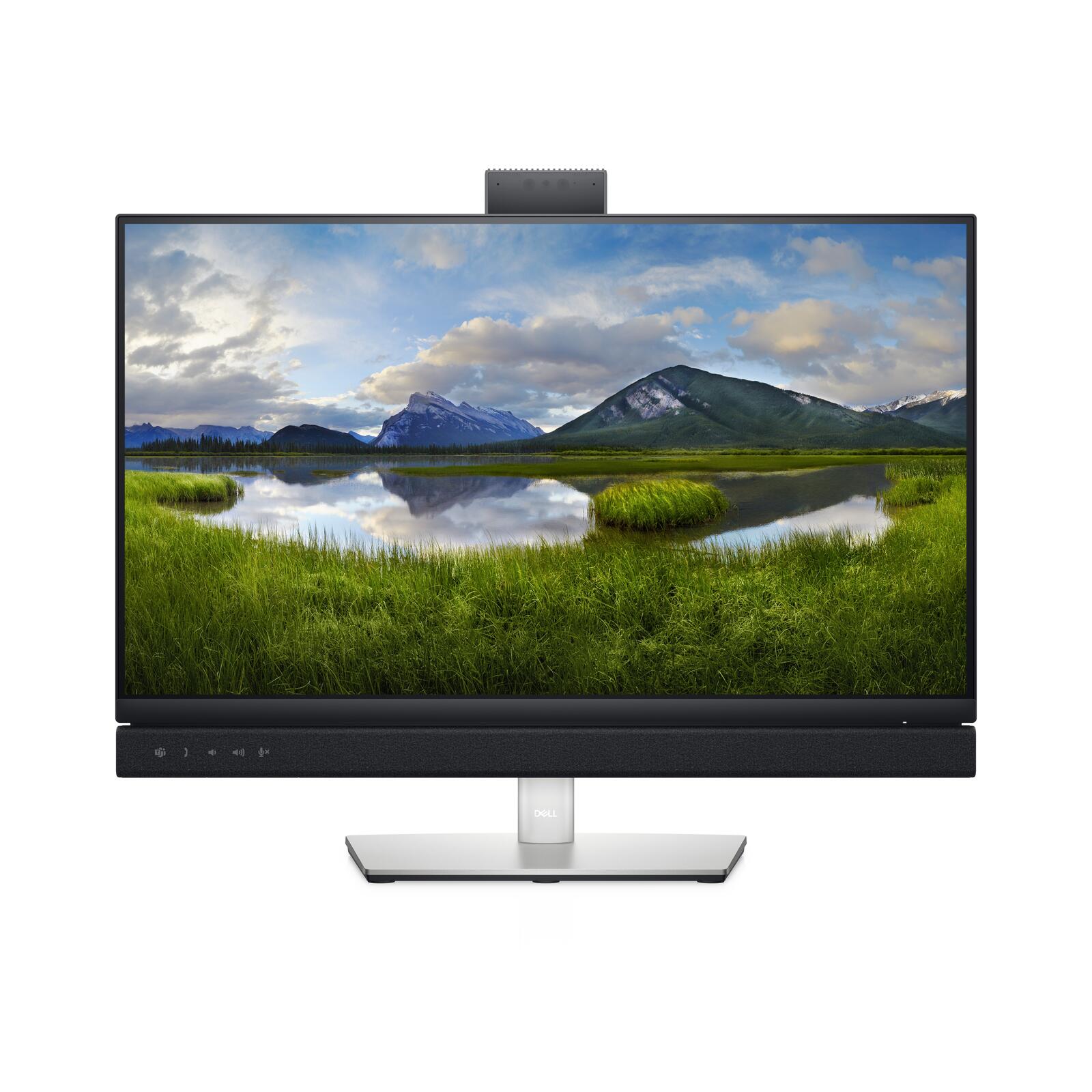 Dell C2422HE Videokonferenzmonitor (23.8") 60,5 cm Full HD, 1920x1080, IPS, 16:9, 8ms, HDMI, DisplayPort, USB [Energieklasse D] (210-AYLU)