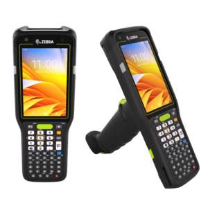 Zebra MC3400 Expanded, 2D, SE4770, 10,5cm (4''), Alpha, Gun, IST, hot-swap, USB-C, BT, WLAN (WLAN), NFC, Android, GMS Mobiles Datenerfassungsgerät, 2D, Imager (SE4770), Bildschirmdiagonale: 10,5 cm (4''), Auflösung: 480x800 Pixel, Tastenfeld (Anzahl Tasten: 47, alphanumerisch), Pistolengriff, Interactive Sensor, hot swappable, Vibration, Helligkeit 600cd, Anschluß: USB-C, Bluetooth, WLAN (Wi-Fi 6E), NFC, Micro SD-Slot, Qualcomm Octa Core, 2,4 GHz, RAM: 6GB, Flash: 64 GB, OS: Android, inkl.: Google Mobile Services, Akku, 7000 mAh, Schutzart: IP65, IP67 (MC3401-0G1J54SS-A6)