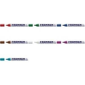 FRANKEN Kreidemarker, Strichstärke: 2-5 mm, rot Keilspitze, gute Deckkrafft, feucht abwischbar auf - 1 Stück (ZKM 01)