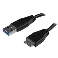 StarTech.com Slim SuperSpeed USB3.0 A to Micro B Cable (USB3AUB2MS)