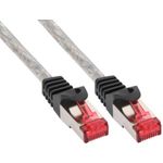 InLine® Patchkabel, S/FTP (PiMf), Cat.6, transparent, 50m (76455T)