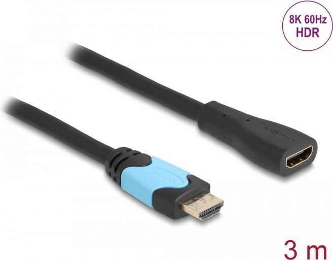 Delock High Speed HDMI Verlängerungskabel 48 Gbps 8K 60 Hz 3 m (81999)