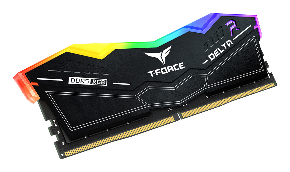 Team Group T-Force Delta RGB 32 GB RAM 2x 16 GB DDR5 6400 MHz CL32 Intel XMP AMD EXPO Schwarz