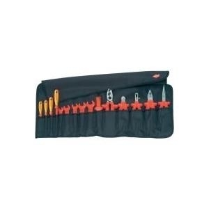 Knipex Rolltasche 15-teilig mit isolierten Werkzeugen für Arbeiten an elektrischen Anlagen 98 99 13 (98 99 13)