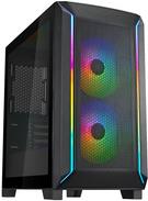 SilverStone FARA 312 Micro-ATX-Gehäuse, Tempered Glass - schwarz (SST-FA312Z-BG)