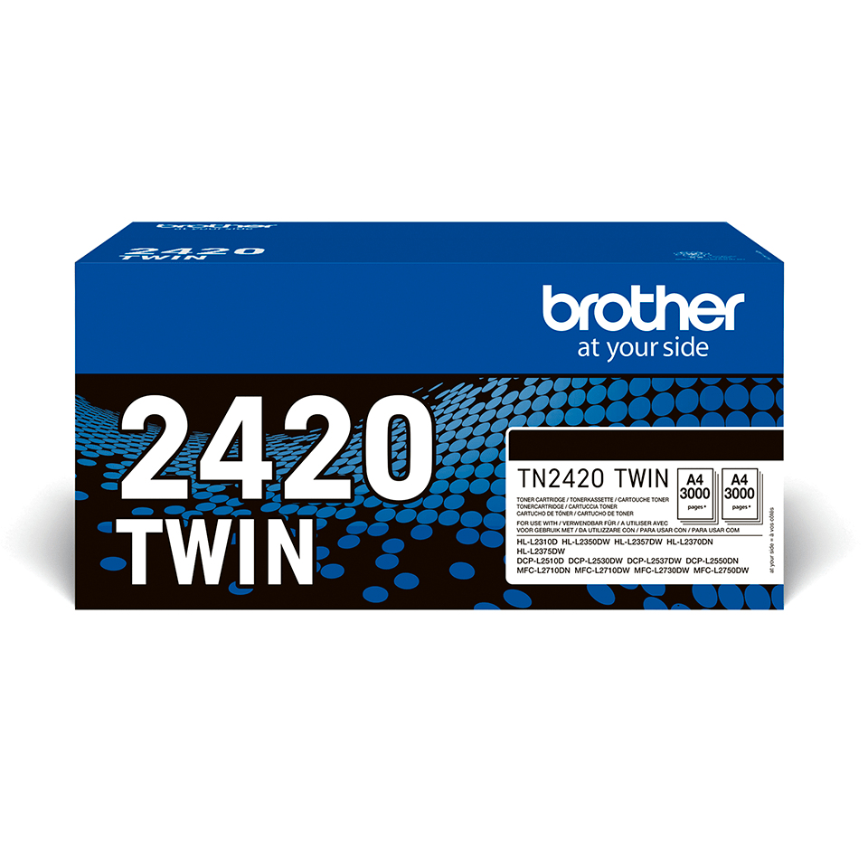 Brother TN TN2420TWIN 2er-Pack Original Tonerkartuschen Schwarz