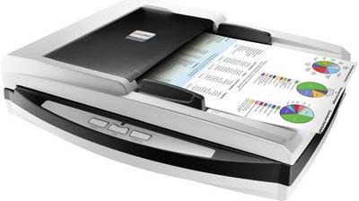 Plustek SmartOffice PL4080 ADF ADF + Manual feed scanner 600 x 600DPI A4 Schwarz - Grau (0283)