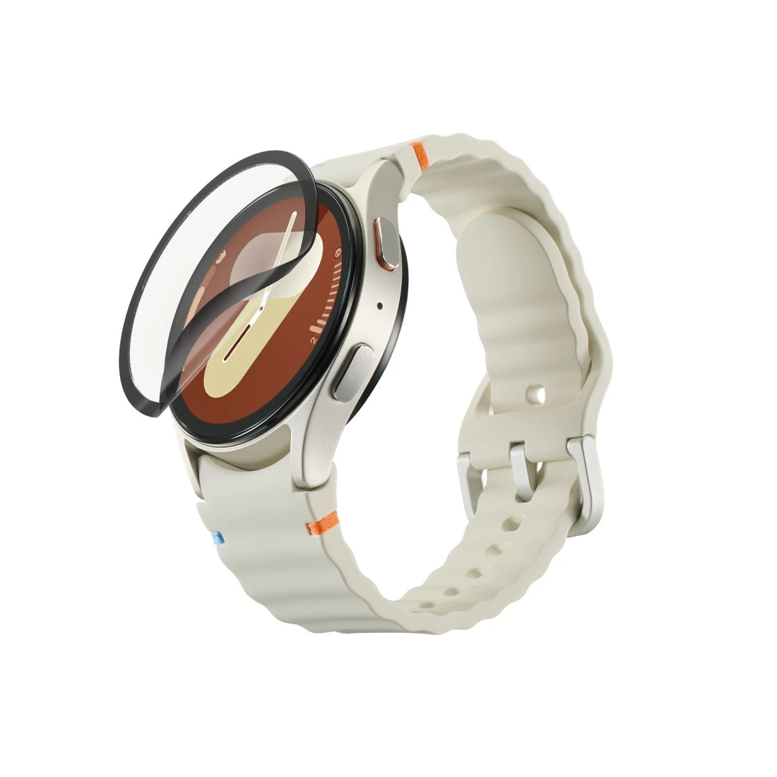 Hama Reflect Protect Displayschutz für Samsung Galaxy Watch8 / Watch9 40 mm Transparent
