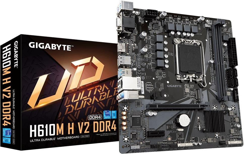 Gigabyte H610M H V2 DDR4 LGA 1700 Micro-ATX