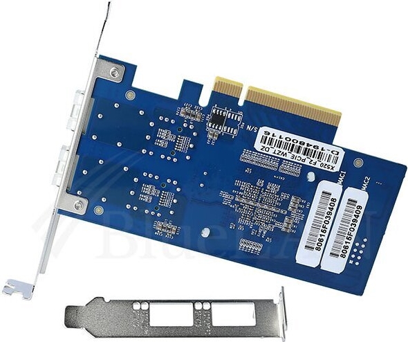 BlueLAN X520-DA2 Converged Network Adapter 2x SFP+ 10GbE Intel 82599 PCIe 2.0 x8 Blau