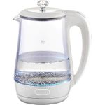 Maestro MR-052-WHITE Elektrischer Glas-Wasserkocher, weiß 1,7 L (MR-052-WHITE)