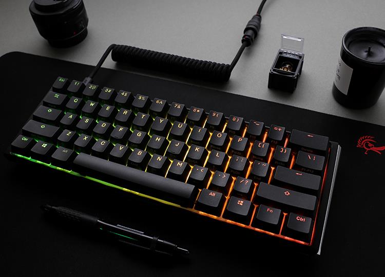 Ducky One 3 Mini Gaming-Tastatur Mechanisch RGB MX-Red Classic Black