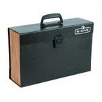 Fellowes Fächertasche R-Kive Handifile, 21 Fächer, schwarz Faserplatten-Konstruktion, mit Tragegriff und Schnappver- (9351501)