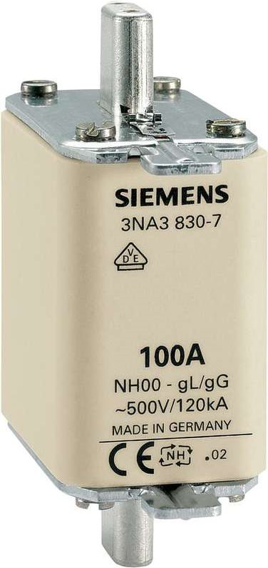 Siemens NH-Sicherung Sicherungsgröße = 000 10 A 500 V/AC, 250 V/AC 3NA3803 (3NA3803)