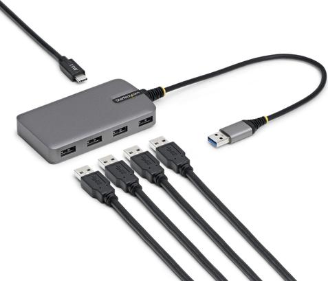 StarTech.com Hub - 4 x USB 3.2 Gen 1 + 1 x USB-C + 1 x USB-A 3.2 Gen 1 (5G4AC-USB-A-HUB)