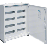 Hager FWB42S. Typ: Freistehendes Gestell, Produktfarbe: Weiß, Internationale Schutzart (IP-Code): IP44. Breite: 550 mm, Tiefe: 161 mm, Höhe: 650 mm (FWB42S)